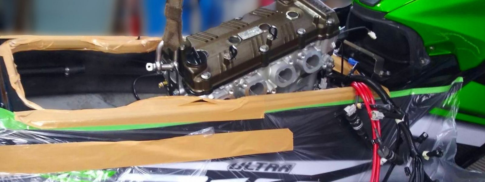 【修理】Kawasaki ウルトラ310LX オイル漏れ！